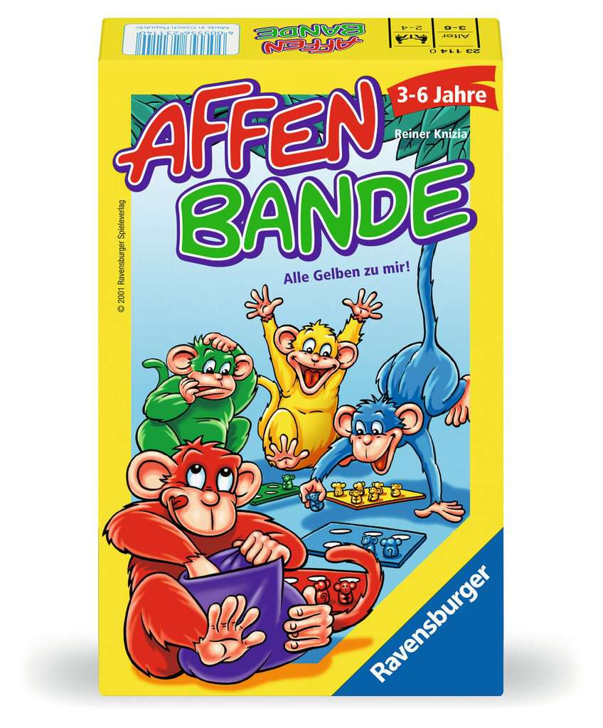 Ravensburger 23114 - Gioco Tascabile Affenbande [Lingua Tedesca] : Knizia, Reiner